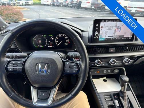 White 2025 Honda CR-V Hybrid Sport Touring AWD
