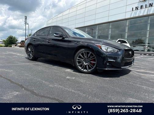 Black Opal Metallic 2023 INFINITI Q50 3.0t RED SPORT 400