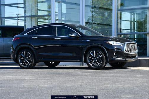 Black Obsidian 2025 INFINITI QX55 LUXE