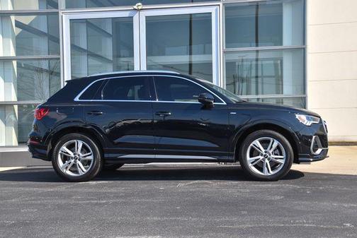 Black Metallic 2022 Audi Q3 45 S line Premium Plus