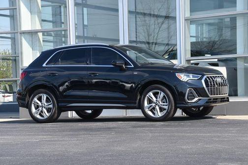 Black Metallic 2022 Audi Q3 45 S line Premium Plus