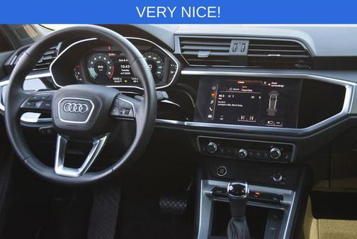 Black Metallic 2022 Audi Q3 45 S line Premium Plus