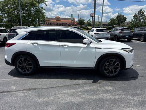 Lunar White 2019 INFINITI QX50 ESSENTIAL