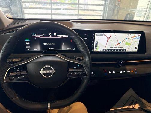Boulder Gray Pearl/Black Diamond Pearl 2023 Nissan ARIYA PLATINUM+
