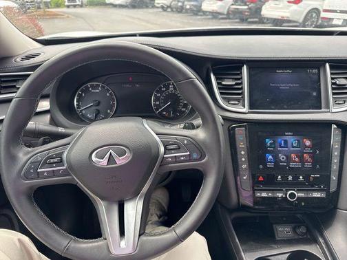 Radiant White 2023 INFINITI QX50 LUXE AWD