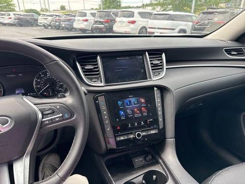 Radiant White 2023 INFINITI QX50 LUXE AWD