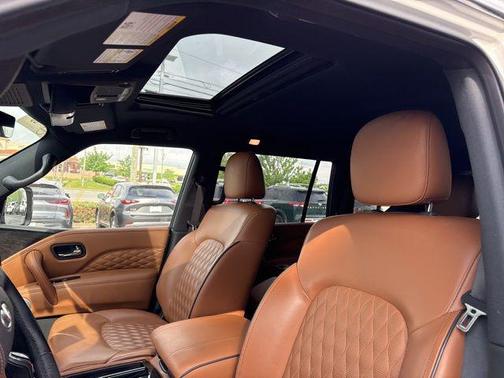 Moonstone White 2024 INFINITI QX80 SENSORY AWD