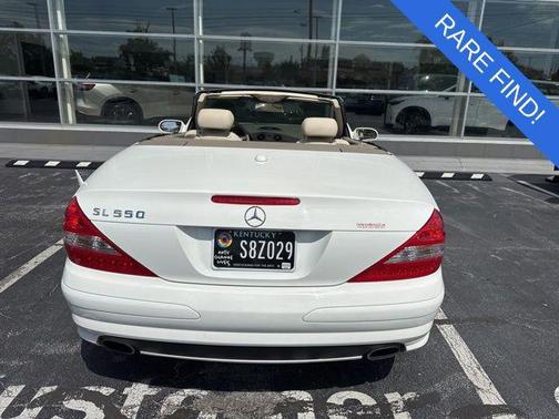 White 2007 Mercedes-Benz SL-Class SL 550