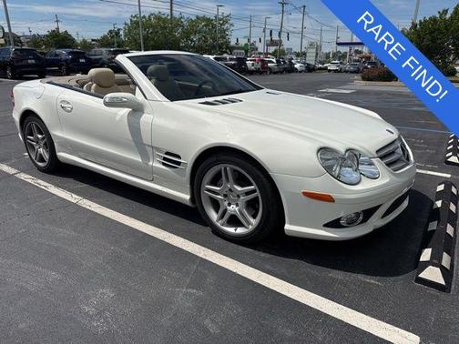 White 2007 Mercedes-Benz SL-Class SL 550