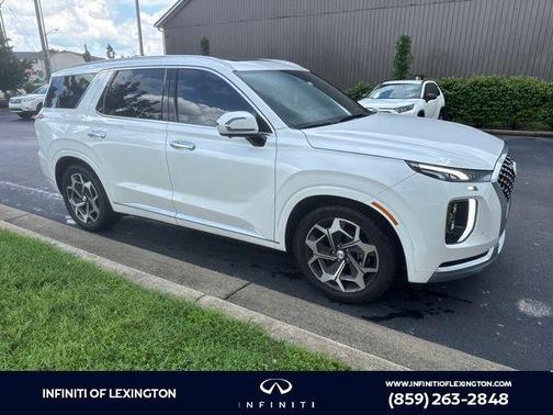 Hyper White 2021 Hyundai PALISADE Calligraphy