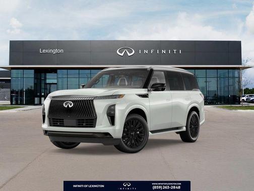 Radiant White/Black Obsidian 2026 INFINITI QX80 AUTOGRAPH AWD