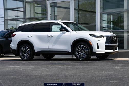 Radiant White 2027 INFINITI QX60 LUXE AWD