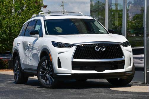 Radiant White 2027 INFINITI QX60 LUXE AWD