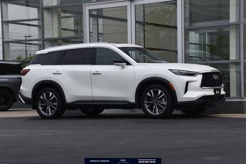 Majestic White 2023 INFINITI QX60 Luxe
