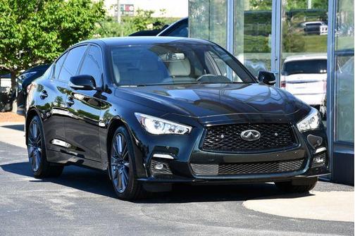 Black Opal Metallic 2023 INFINITI Q50 3.0t RED SPORT 400