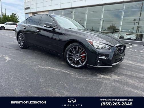 Black Opal Metallic 2023 INFINITI Q50 3.0t RED SPORT 400