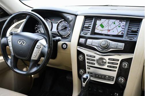 Moonstone White 2019 INFINITI QX80 Luxe
