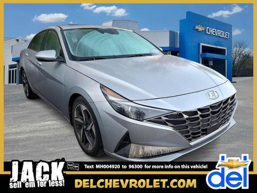 Shimmering Silver Pearl 2021 Hyundai ELANTRA Limited