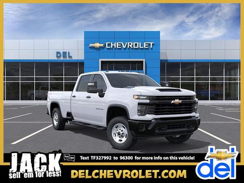 Summit White 2026 Chevrolet Silverado 2500 Crew Cab, Long Bed, WT, 4WD