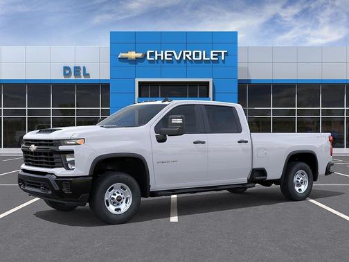Summit White 2026 Chevrolet Silverado 2500 Crew Cab, Long Bed, WT, 4WD