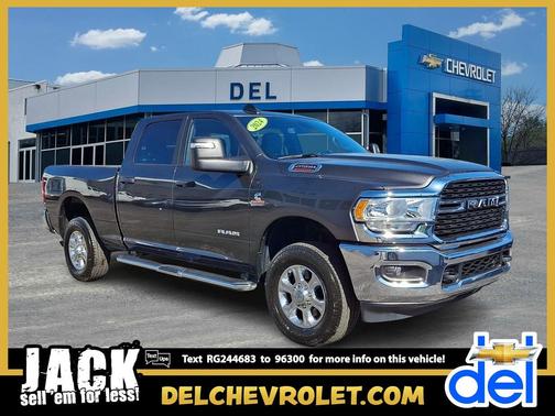 Granite Crystal Metallic Clearcoat 2024 RAM 2500 Big Horn Crew Cab 4x4 6'4' Box