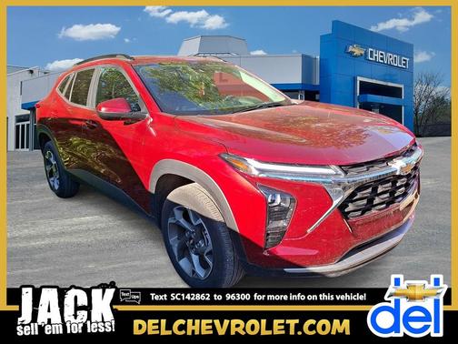 Crimson Metallic 2025 Chevrolet Trax LT