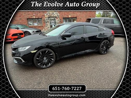 Black 2020 Honda Civic LX