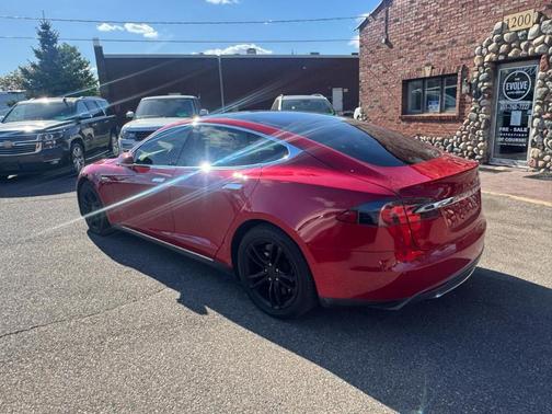 Red Multi-Coat 2014 Tesla Model S Base