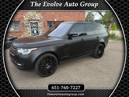 Santorini Black 2017 Land Rover Range Rover 5.0L Supercharged