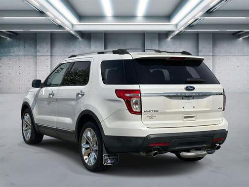 White Platinum Metallic Tri-Coat 2014 Ford Explorer Limited