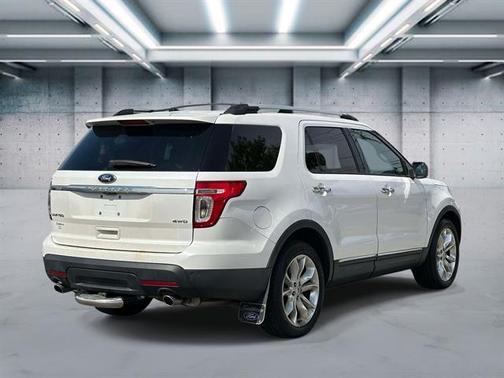 White Platinum Metallic Tri-Coat 2014 Ford Explorer Limited