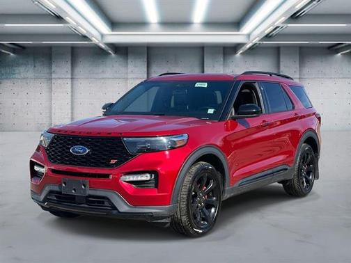 Rapid Red Metallic Tinted Clearcoat 2022 Ford Explorer ST