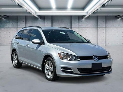 Pure White 2015 Volkswagen Golf SportWagen TDI S 4-Door