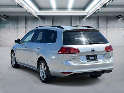 Pure White 2015 Volkswagen Golf SportWagen TDI S 4-Door