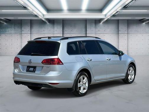 Pure White 2015 Volkswagen Golf SportWagen TDI S 4-Door