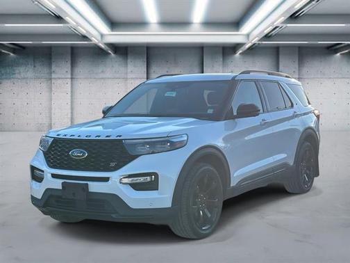 Star White Metallic Tri-Coat 2023 Ford Explorer ST
