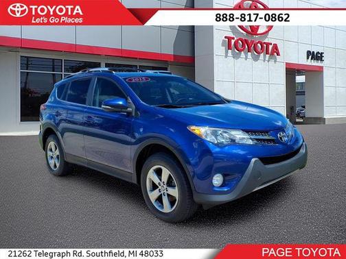 Blue Crush Metallic 2015 Toyota RAV4 XLE