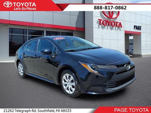 Midnight Black Metallic 2024 Toyota Corolla LE