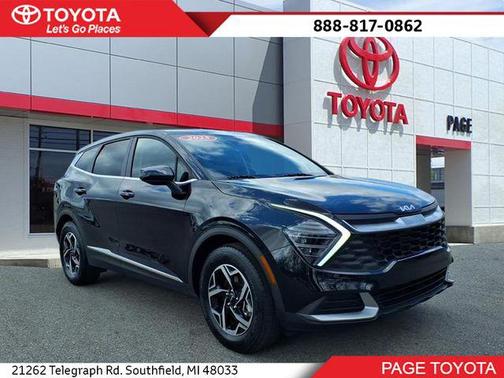 Ebony Black 2025 Kia Sportage LX