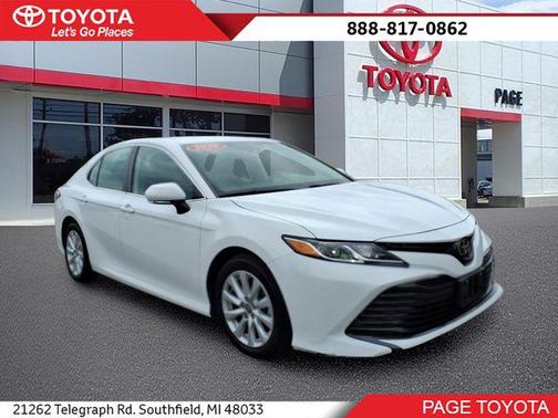 Super White 2020 Toyota Camry LE