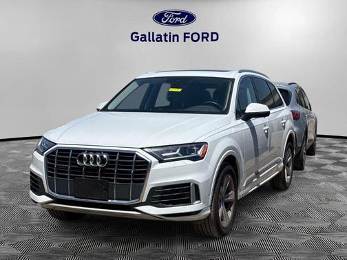 Glacier White Metallic 2021 Audi Q7 55 QUATTRO PREMIUM