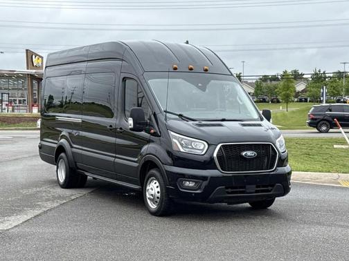 AGATE BLACK METALLIC 2023 Ford Transit-350 XLT