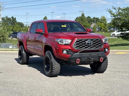 Barcelona Red Metallic 2021 Toyota Tacoma TRD SPORT