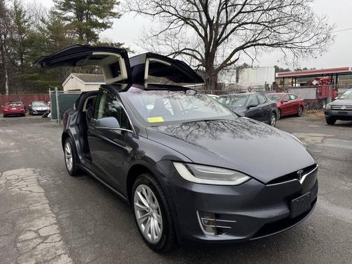 Titanium Metallic 2016 Tesla Model X 90D