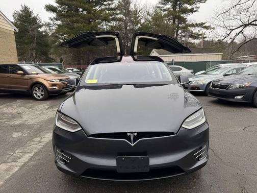 Titanium Metallic 2016 Tesla Model X 90D