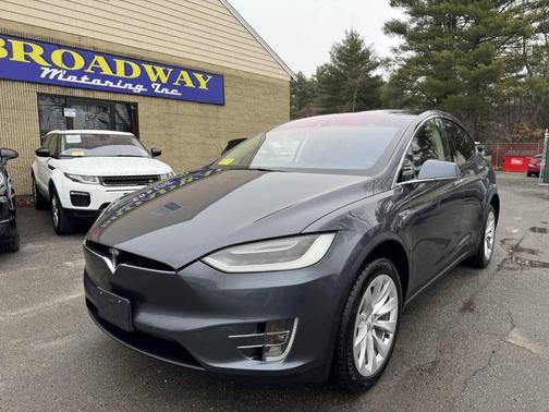Titanium Metallic 2016 Tesla Model X 90D