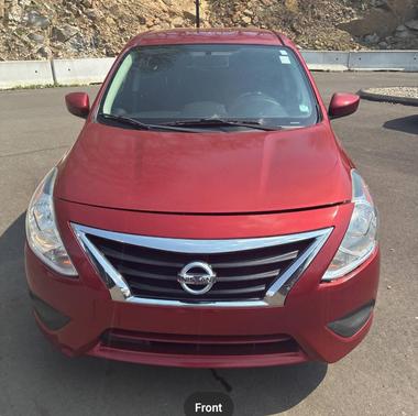 Burgundy 2016 Nissan Versa 1.6 SV