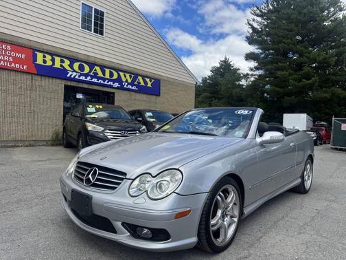 Diamond Silver Metallic 2005 Mercedes-Benz CLK-Class CLK55 AMG