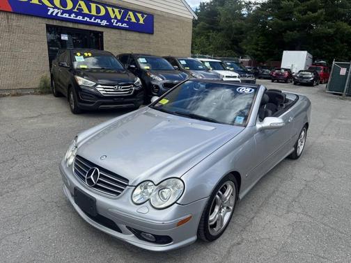 Diamond Silver Metallic 2005 Mercedes-Benz CLK-Class CLK55 AMG