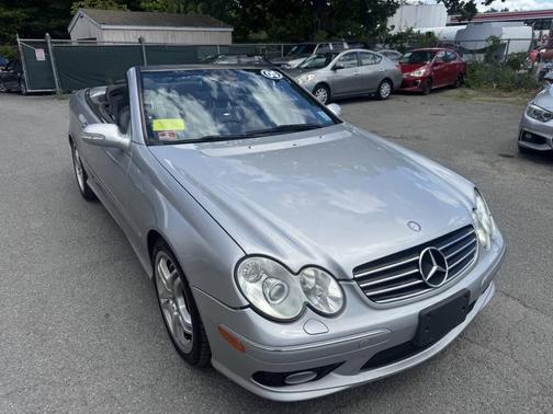 Diamond Silver Metallic 2005 Mercedes-Benz CLK-Class CLK55 AMG